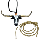 Enfeite De Retrovisor Long Horn Brasil + Mini Laço