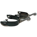 Espora Vinagre Boby 1 1/4" Preta com Detalhe e Roseta 3110 Inox