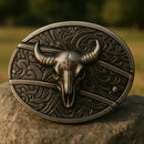 Fivela Cabeça de Touro com Canivete Secreto - Esporatto