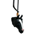 Enfeite De Retrovisor Country Formato De Cavalo Mangalarga Machador + Mini Laço